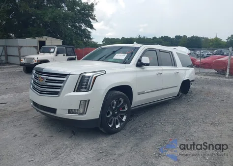 2019 Cadillac Escalade Esv Platinum z USA, uszkodzony, nr VIN 1GYS4KKJ8KR193442
